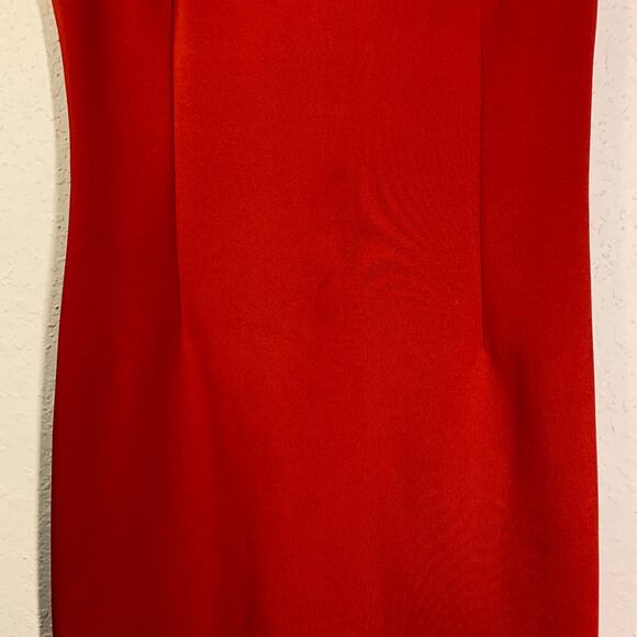 LARANOR Dress 42/10 Sweetheart Neckline Cap Sleeve Hidden Zipper Darting Bodycon - Picture 7 of 13